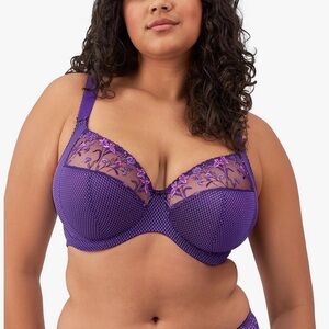 Elomi Women’s Charley Plunge Bra: Floral Embroidery